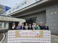 [NSP PHOTO]수원·용인시새마을금고, 수원시에 1500만원 새빛꾸러미 기부