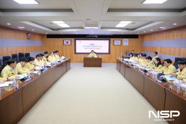 NSP통신-순천시는 19일 시청 회의실에서 추석 연휴 종합대책 회의를 열고 분야별 담당 부서장이 참석한 가운데 세부 대책을 점검했다 (사진 = 순천시)
