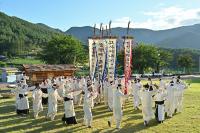 [NSP PHOTO]정선군, 남평토방집짓기놀이 제66회 한국민속예술제 강원도 대표 참가