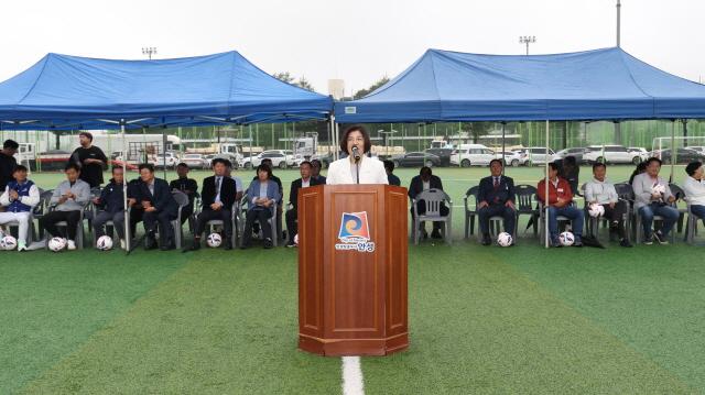 NSP통신-제4회 안성맞춤 바우덕이배 축구대회 모습. (사진 = 안성시)
