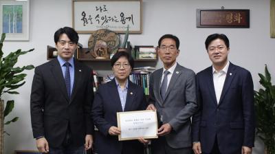 [NSP PHOTO]경기 서북부 국회의원복지부 장관 면담 일산대교 무료화 추진 방안 논의