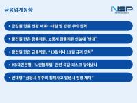 [NSP PHOTO][금융업계동향]기재부·금융위에 금감원까지 임원 전원 사표…금감원 검정 우비 야간집회 연다