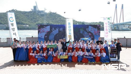 NSP통신-동광양농협 강강술래단 2025 명량대첩 축제 온겨레 강강술래 경연대회우수상 수상 (사진 = 동광양농협)