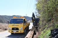 [NSP PHOTO]청송군, 2025년 추계 도로정비 시행