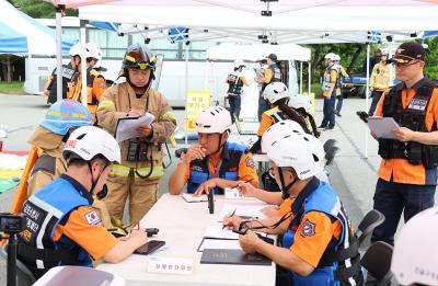 [NSP PHOTO]김포소방서 긴급구조통제단 불시 가동훈련 실시