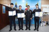 [NSP PHOTO]포항해양경찰서, 신임 경찰관 3명 전입신고식 실시