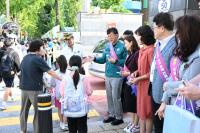 [NSP PHOTO]안산시, 중앙초 스쿨존 교통안전 캠페인 전개