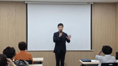 [NSP PHOTO]유영일 경기도의원 함께 행동하는 시니어 기후학교 수료식 축하 참석