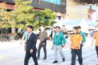 [NSP PHOTO]안동시, 추석 연휴 맞아 탈춤축제장 안전점검 실시