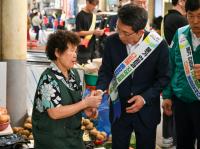 [NSP PHOTO]영주시, 추석맞이 전통시장 장보기 행사 열어