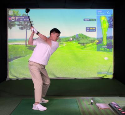 [NSP PHOTO]삼일고등학교 총동문 스크린 골프대회 개최