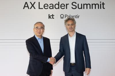 [NSP PHOTO]KT·팔란티어, 韓서 첫 CEO 회동…사내 적용 성과 기반으로 산업계 확산 본격화