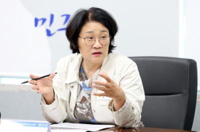 [NSP PHOTO]신미숙 경기도의원 연구용역 착수보고회 참석학교별 다양한 공간 설계 필요