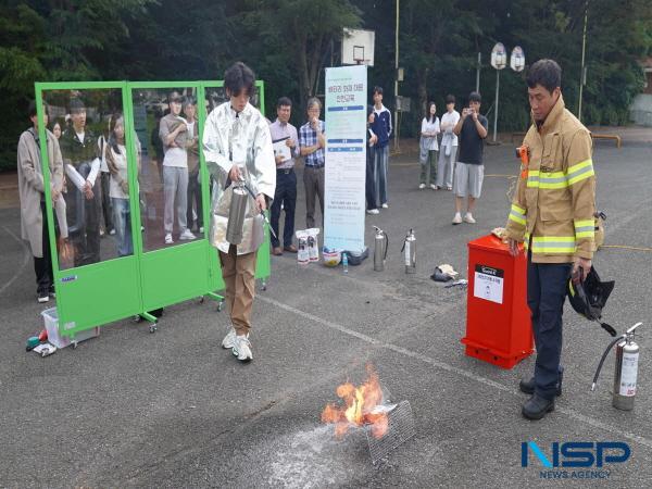 [NSP PHOTO]대구가톨릭대, 배터리 화재 대응 안전관리 강화 나서