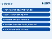 [NSP PHOTO][금융업계동향]6·27 대책 반짝 효과였나…가계대출 6일만에 1조 6000억 증가