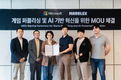[NSP PHOTO]마브렉스, MS와 게임 퍼블리싱 및 AI 기반 혁신 협약 체결