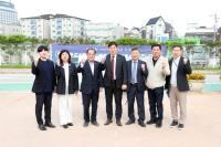 [NSP PHOTO]수원시의회 도시미래위, 탄소중립 그린도시 조성사 등 현장점검