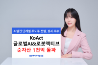 [NSP PHOTO]삼성운용, 인공지능 투자성과 코엑트 글로벌AI&로봇액티브 순자산 1천억 돌파
