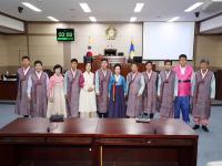 [NSP PHOTO]상주시의회, 한복 입고 의정활동 펼쳐