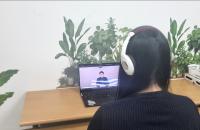 [NSP PHOTO]실전 같은 면접 연습...호원대, AI 모의면접 시스템 도입