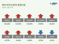 [NSP PHOTO][업앤다운]제약주 상승…한미약품↑· 현대ADM↓