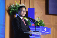 [NSP PHOTO]우원식 국회의장, 국제 청년 포럼 2025 개막식 참석