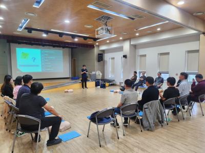 [NSP PHOTO]오산시보건소 자동심장충격기 설치기관 응급처치 교육