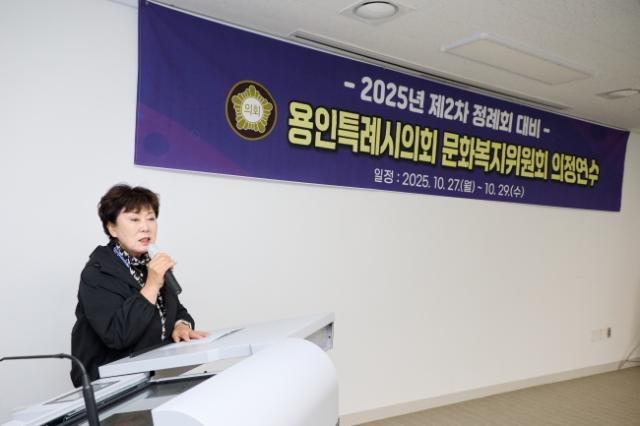 NSP통신-문화복지위원회 김상수 위원장이 인사말을 전하고 있다. (사진 = 용인특례시의회)