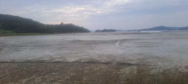 NSP통신-멀리 방조제 공사가 진행되고 있는 일명 뒷뻘등 전경 (사진 = 윤시현 기자)