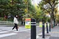 [NSP PHOTO]의왕시, 불법 주정차 반사스티커 표지판 설치