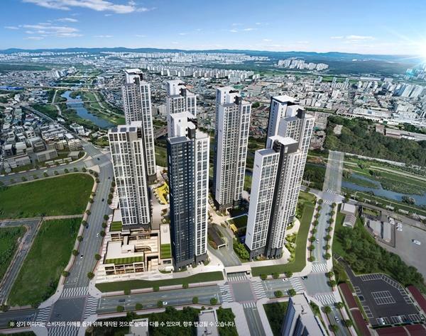 NSP통신-더샵 오산역아크시티 조감도 (사진 = 포스코이앤씨)