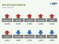 [NSP PHOTO][업앤다운]제약주 상승…한미약품↑· 지투지바이오↓