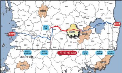 [NSP PHOTO]성주군 동서3축무주성주대구간 고속도로 신설 사업 예비타당성조사 대상 선정