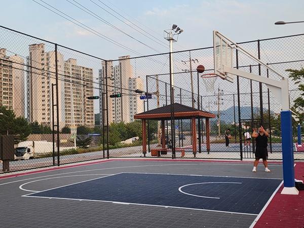 NSP통신-문산 농구장 (사진 = 파주시)