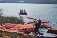 [NSP PHOTO]칠곡군, 낙동강 수질오염사고 대응 합동 방제훈련 실시