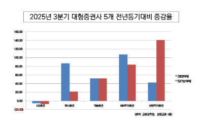 [NSP PHOTO]신한·NH·키움·하나증권, 두 자릿수 이상 상승…KB증권은 하락