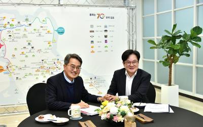 [NSP PHOTO]김포시 김동연 지사에 골드라인 증차행정선 예산 지원 요청