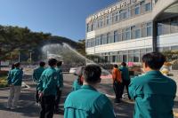 [NSP PHOTO]의성교육지원청, 전직원 대상 2025년 합동소방훈련 실시