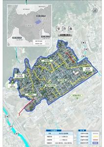 NSP통신-강진배수분구 사업계획 평면도. (사진 = 강진군)
