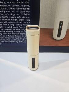 NSP통신-구미시는 지역 창업기업 올컴이 세계 최대 가전·기술 전시회인 CES 2026에서 혁신상(Innovation Award) 수상 대상으로 선정됐다고 밝혔다. 올컴 온도조절 텀블러 (사진 = 구미시)