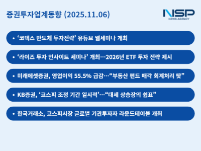 [NSP PHOTO]증권투자업계동향삼성KB운용 ETF 투자전략 세미나 개최미래KB증권은 실적코스피 조정 키워드
