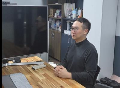 [NSP PHOTO][인터뷰]김찬훈 티엔피솔루션 CTO, 화재·폭발 위험 없는 수계아연이온전지로 50조 ESS시장 도전 목표