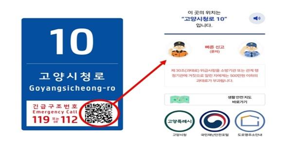 NSP통신-스마트 기초번호판(예시) (사진 = 고양시)