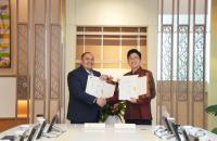 [NSP PHOTO]SK플라즈마, 인니 국부펀드와 혈액제제 인프라 투자 업무협약 체결