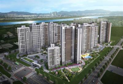 [NSP PHOTO]풍무 수자인 그라센트 1차, 견본주택 개관