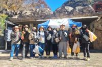 [NSP PHOTO]청송 지질공원해설사, 주왕산 절골계곡에서 플로깅 실시