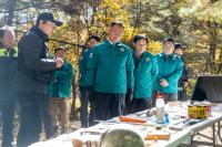 [NSP PHOTO]김재욱 칠곡군수, 6·25 전사자 유해발굴 현장 격려 방문