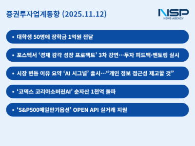 [NSP PHOTO][증권투자업계동향]증권업계, 미래세대·기술경쟁 전방위 드라이브…AI·사회공헌·투자교육 키워드