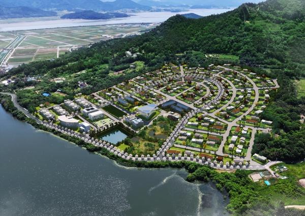 NSP통신-강진 임천지구 신규마을 조감도. (사진 = 강진군)