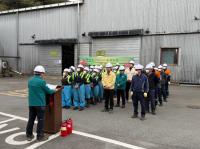 [NSP PHOTO]광양시 생활폐기물과, 화재예방 위한 자체 소방훈련 실시